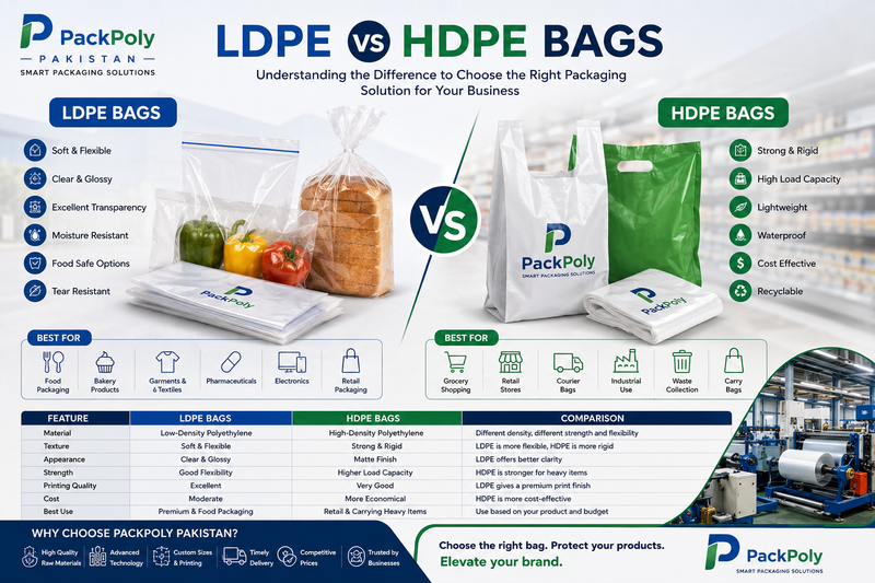 LDPE vs HDPE Bags: What's the Difference?