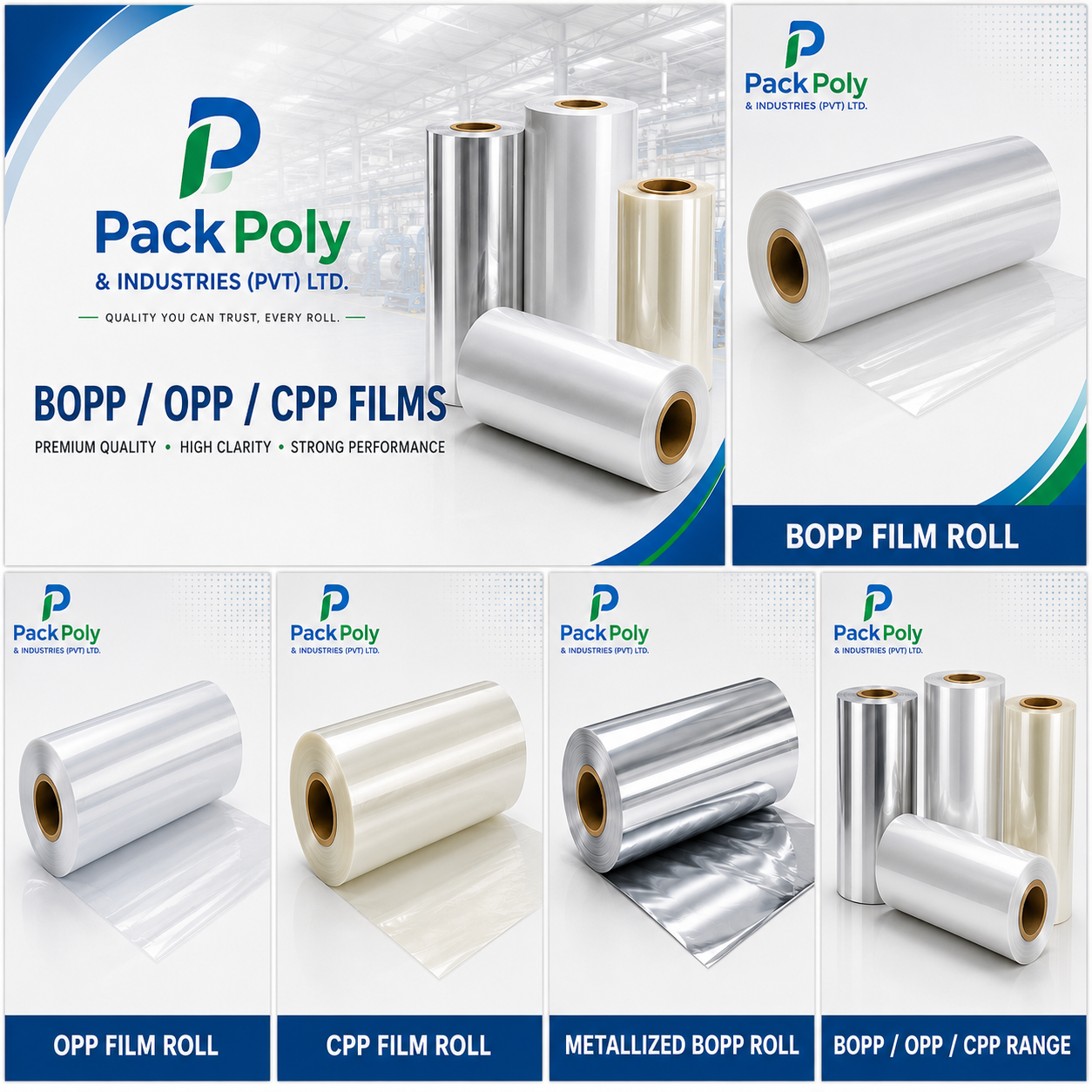 BOPP / OPP / CPP Films