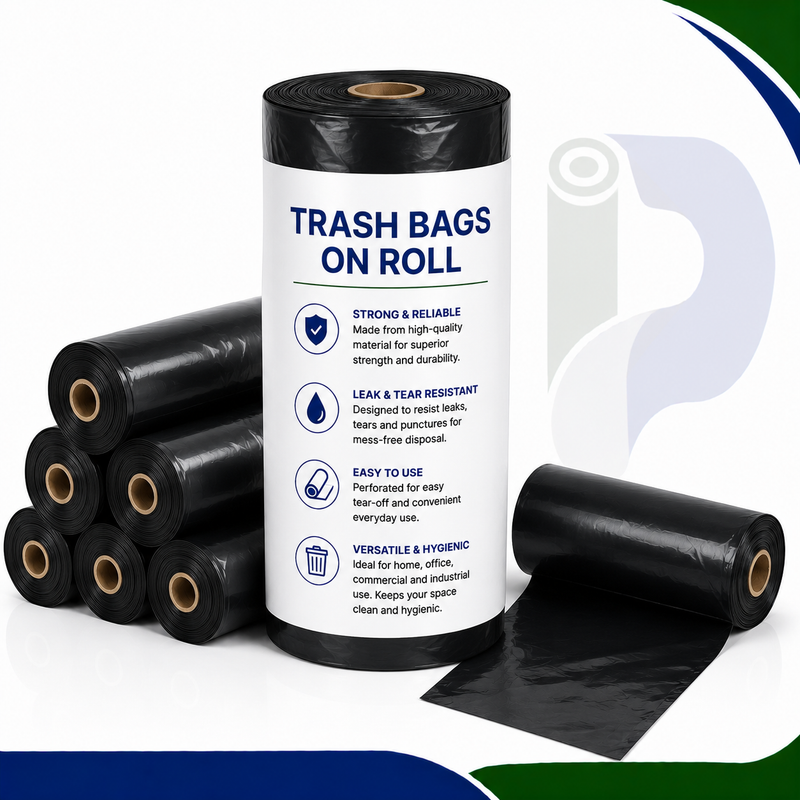 Trash Bags on Roll