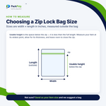 Zip Lock Pouches – Rs 800 per kg